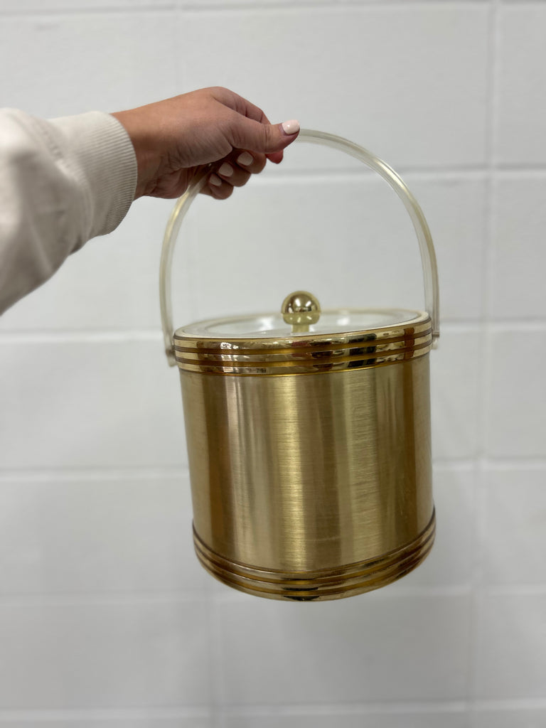 Gold ice bucket