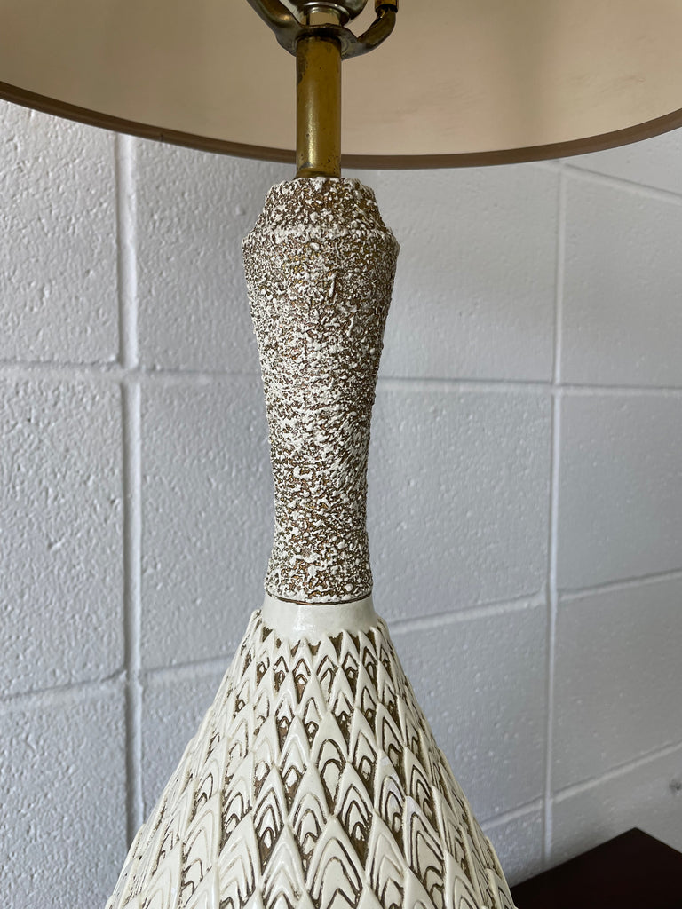 Ceramic Peacock Lamp