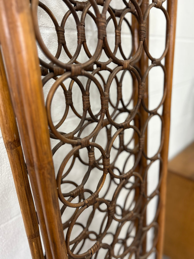 Rattan room divider