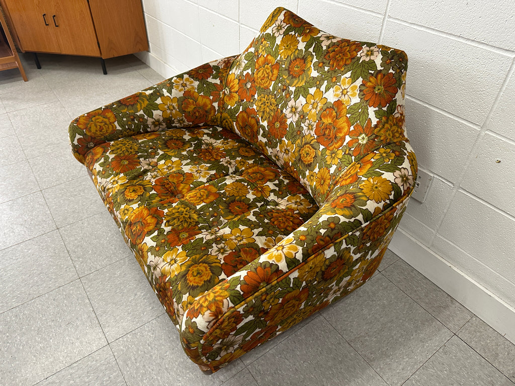 Vintage chair and a half
