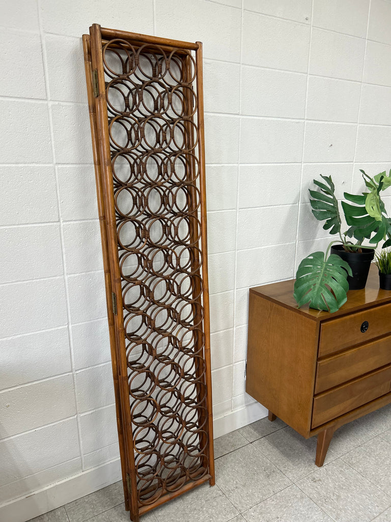 Rattan room divider