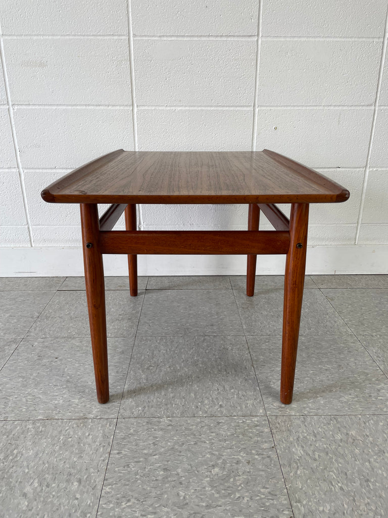 Teak end table **hold**