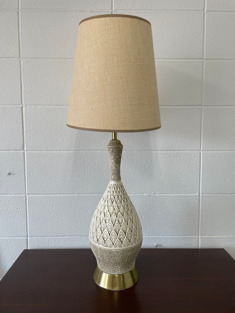 Ceramic Peacock Lamp