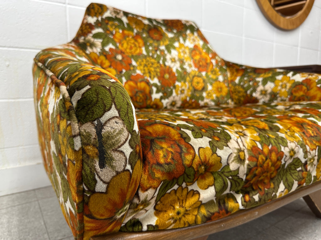 Vintage chair and a half