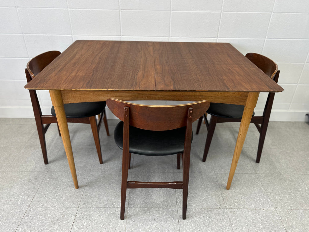 Two tone walnut table