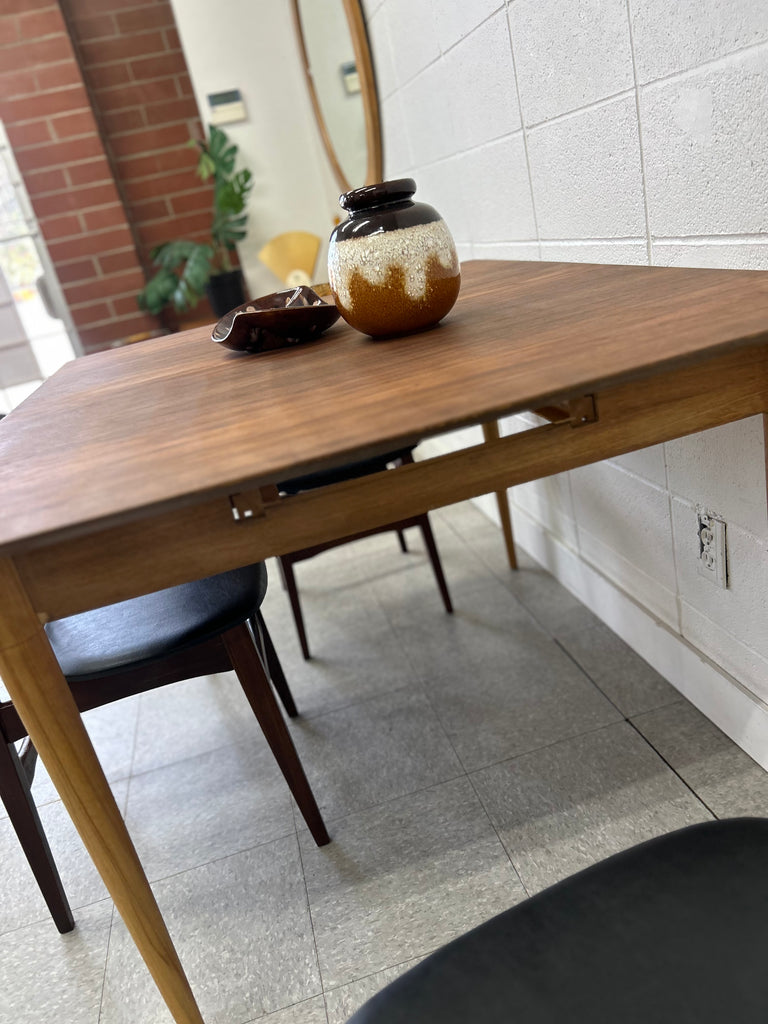Two tone walnut table