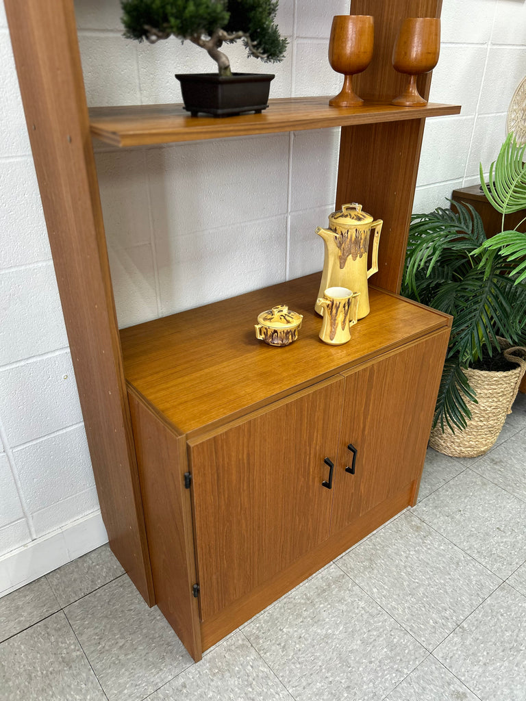 Teak bookshelf