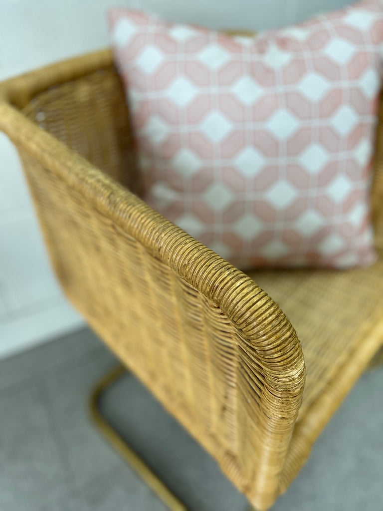 Wicker armchair