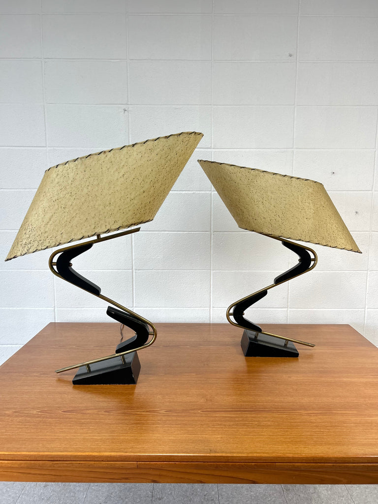 Majestic lamp pair 1950’s