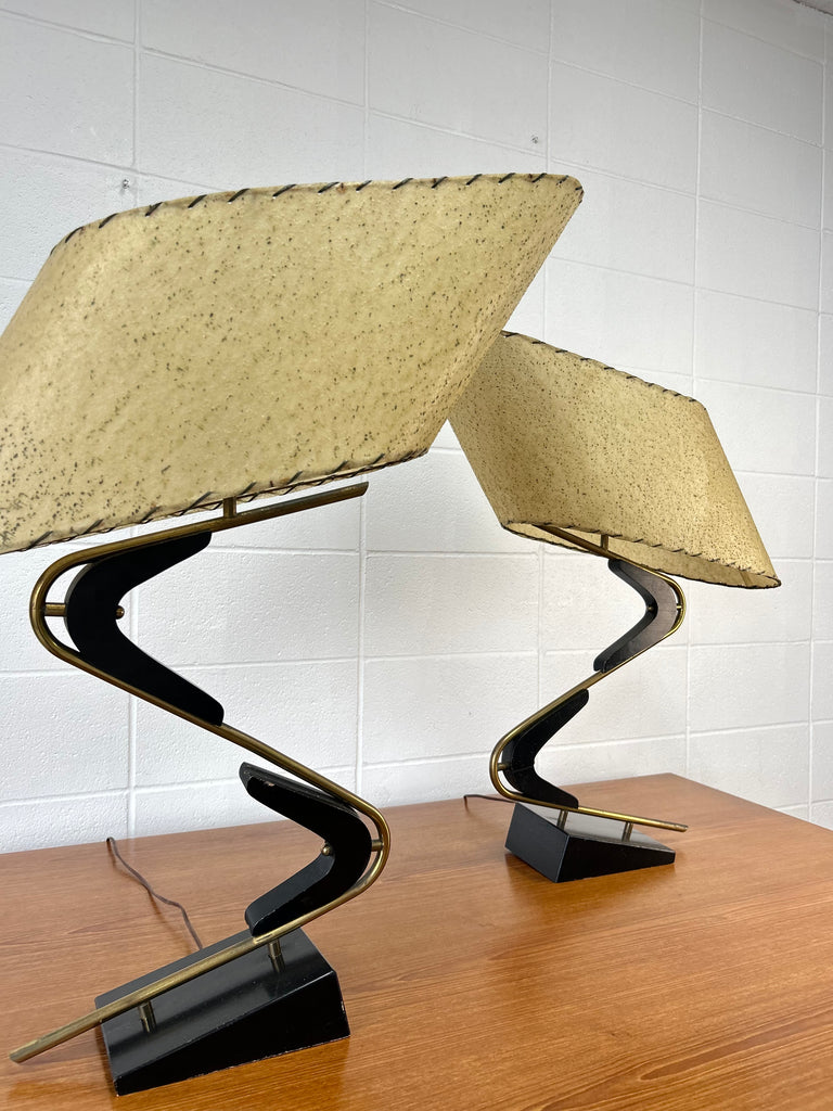 Majestic lamp pair 1950’s