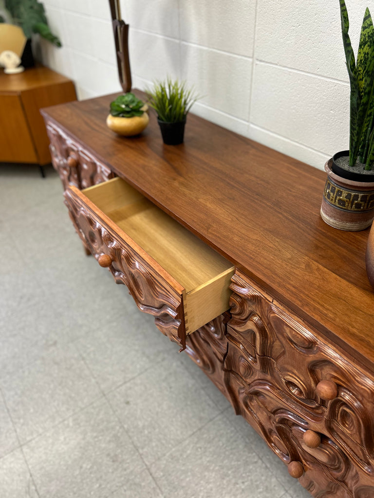 Walnut dresser