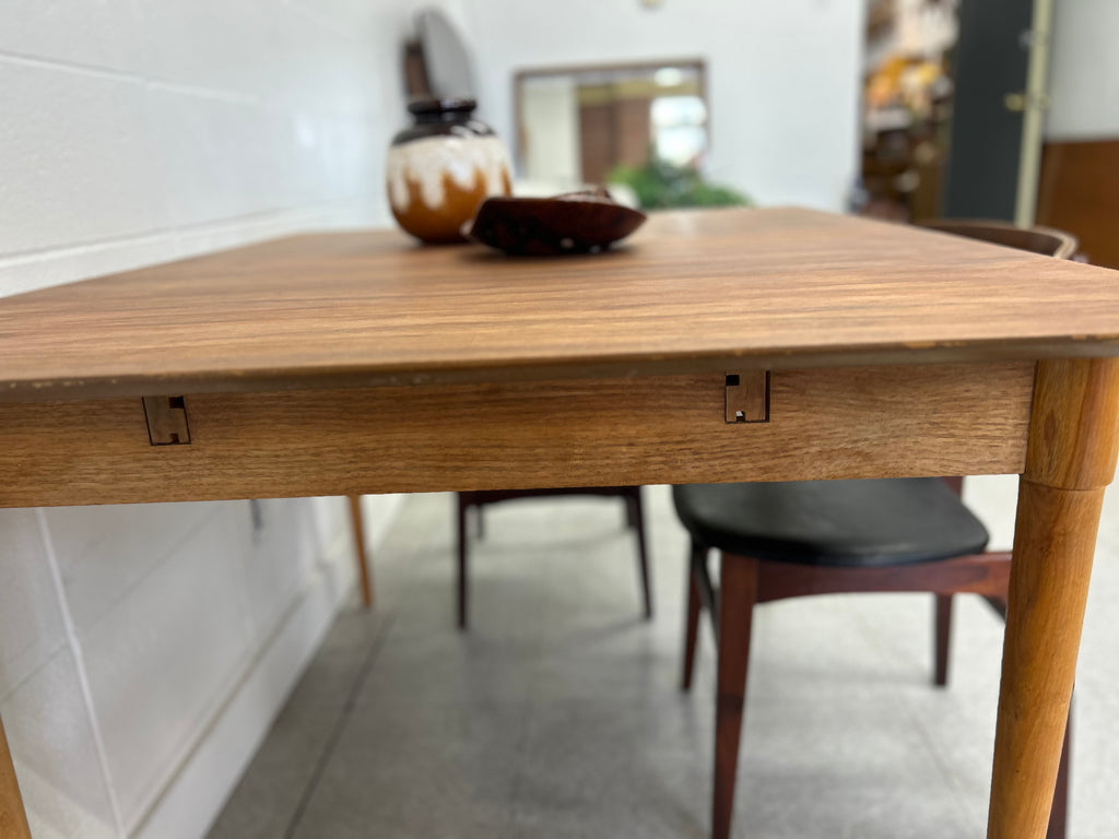 Two tone walnut table