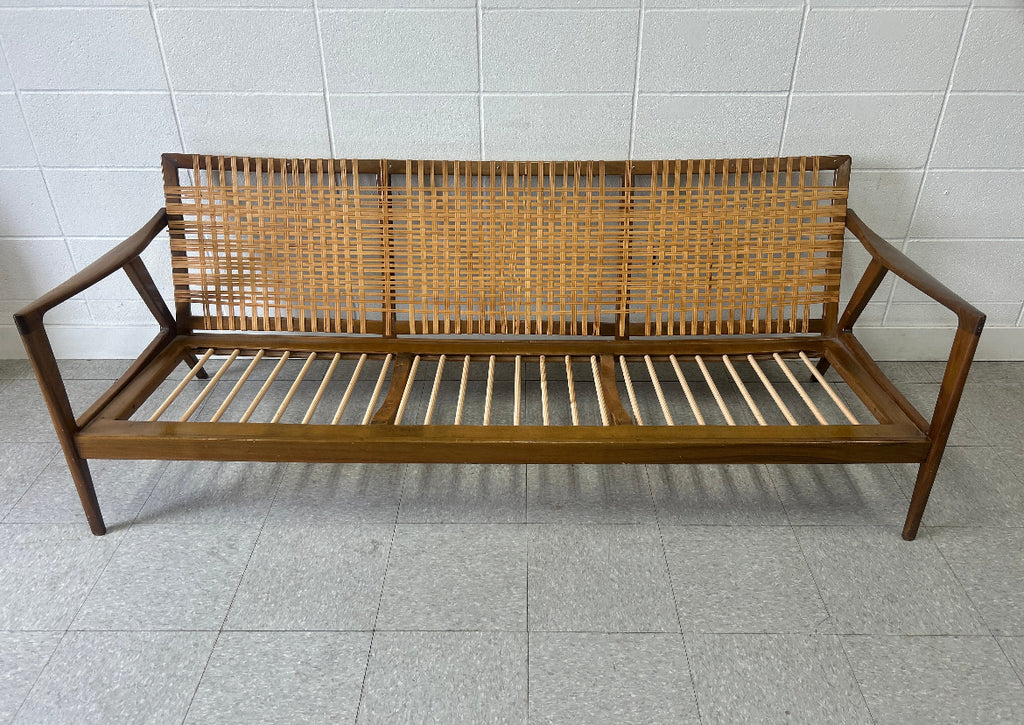 German walnut couch- restored