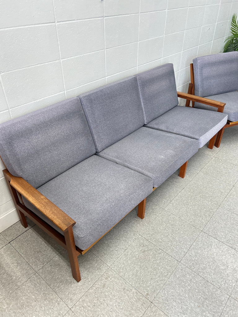 Danish teak couch set