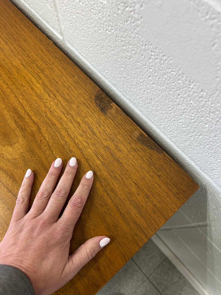 Walnut 6 drawer dresser