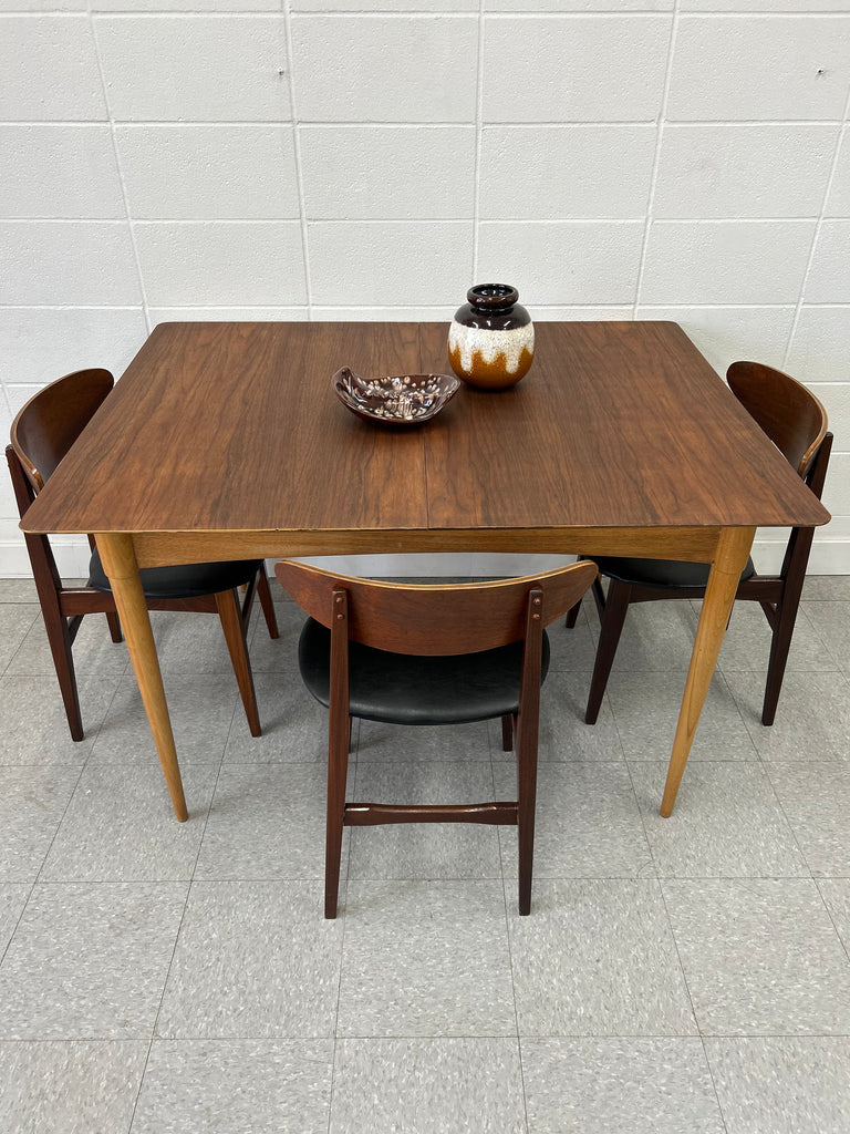 Two tone walnut table