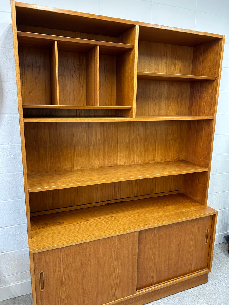 Teak wall unit