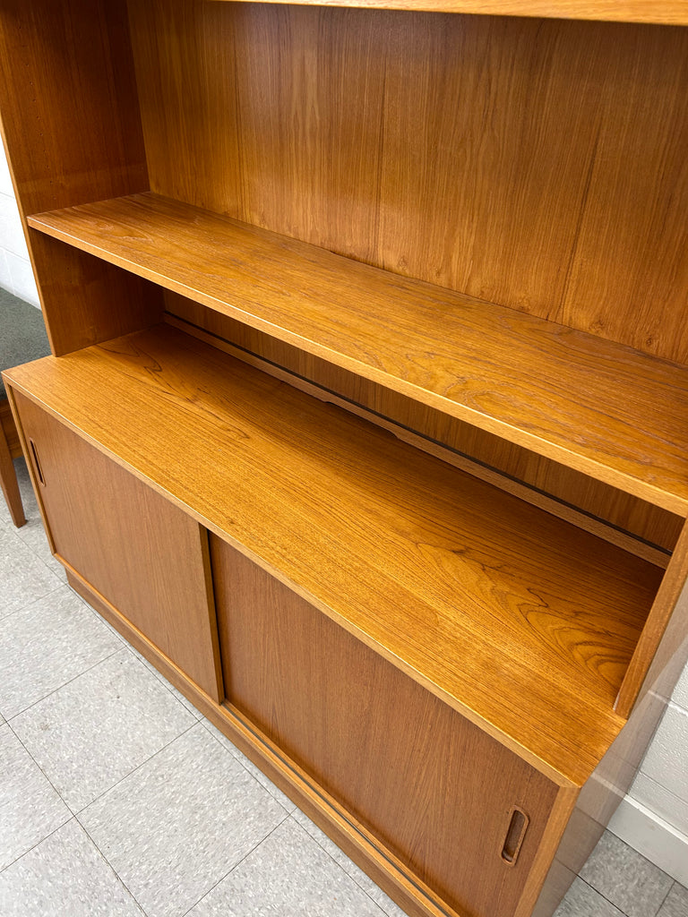 Teak wall unit