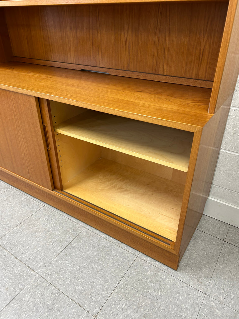 Teak wall unit
