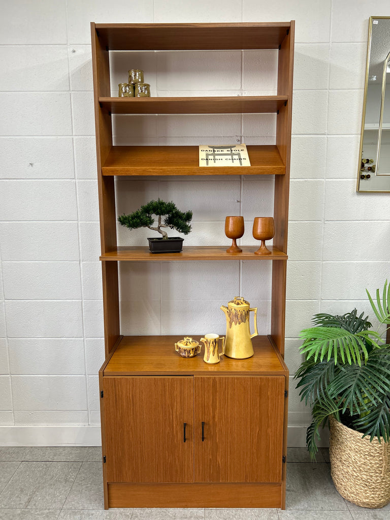 Teak bookshelf