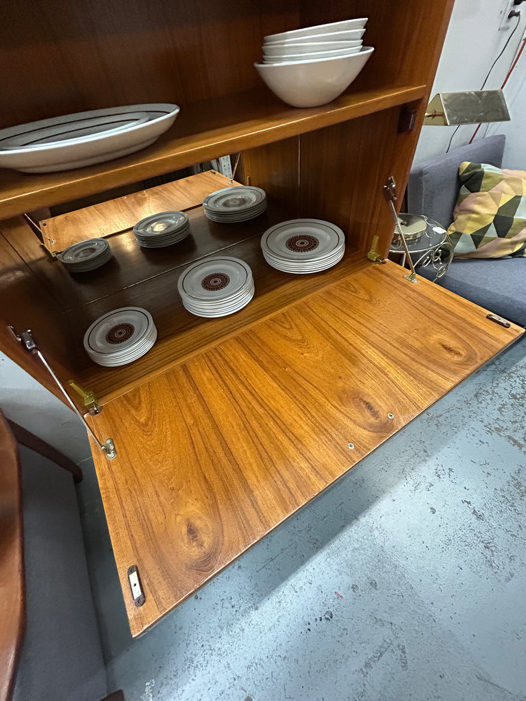 Teak bar cabinet