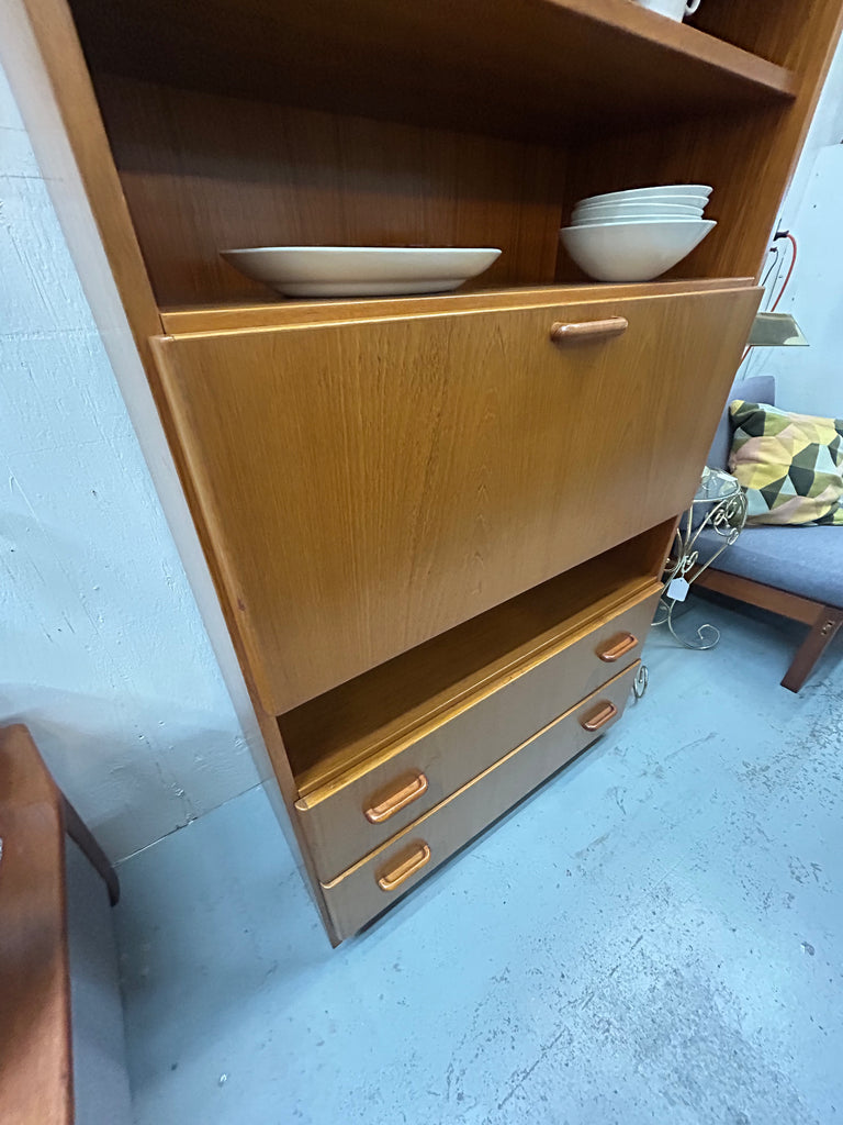 Teak bar cabinet