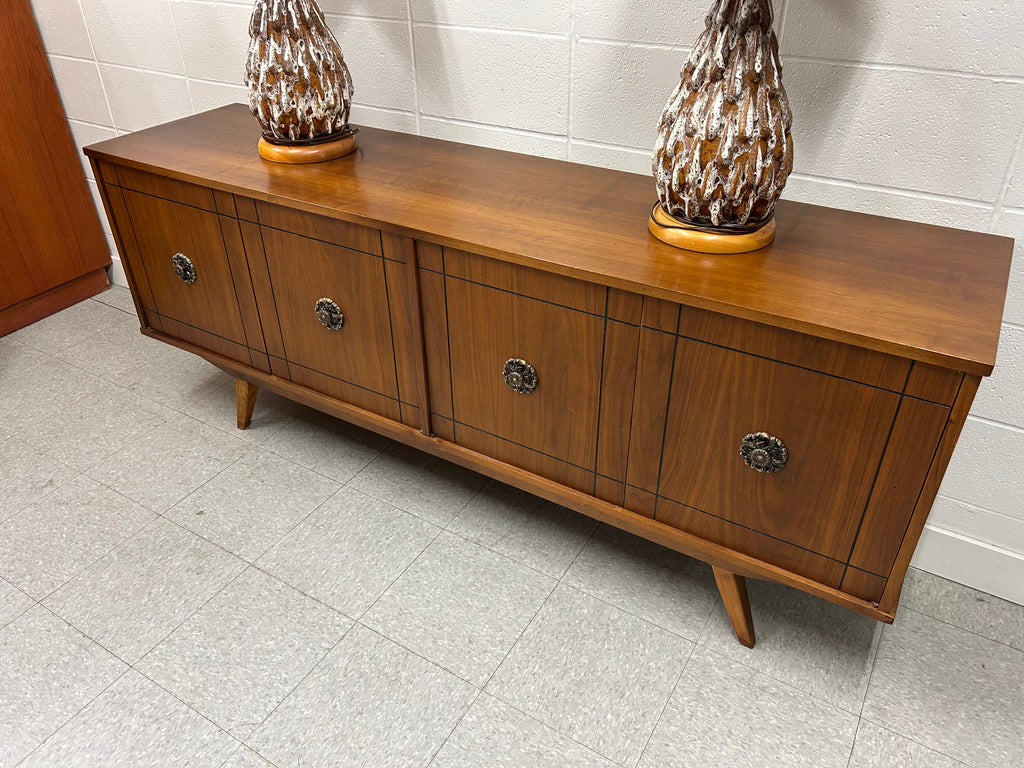 Walnut credenza