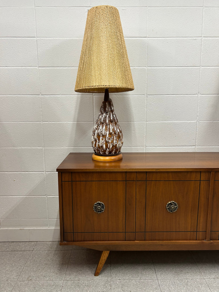 Huge ceramic lamp pair