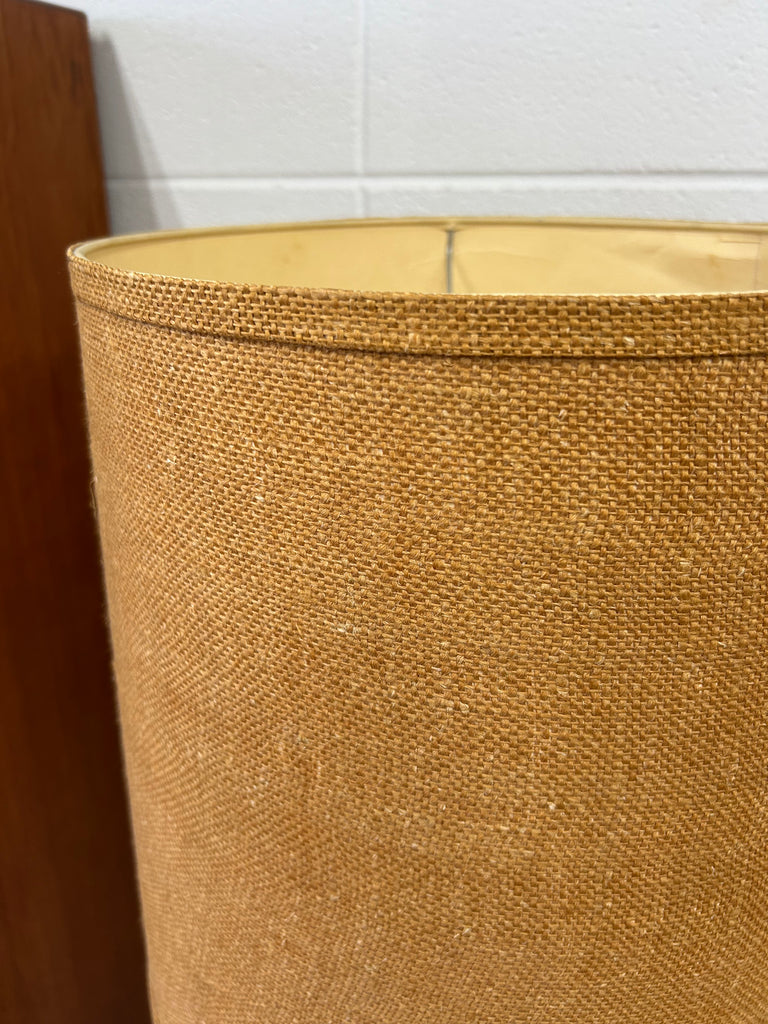 Teak floor lamp