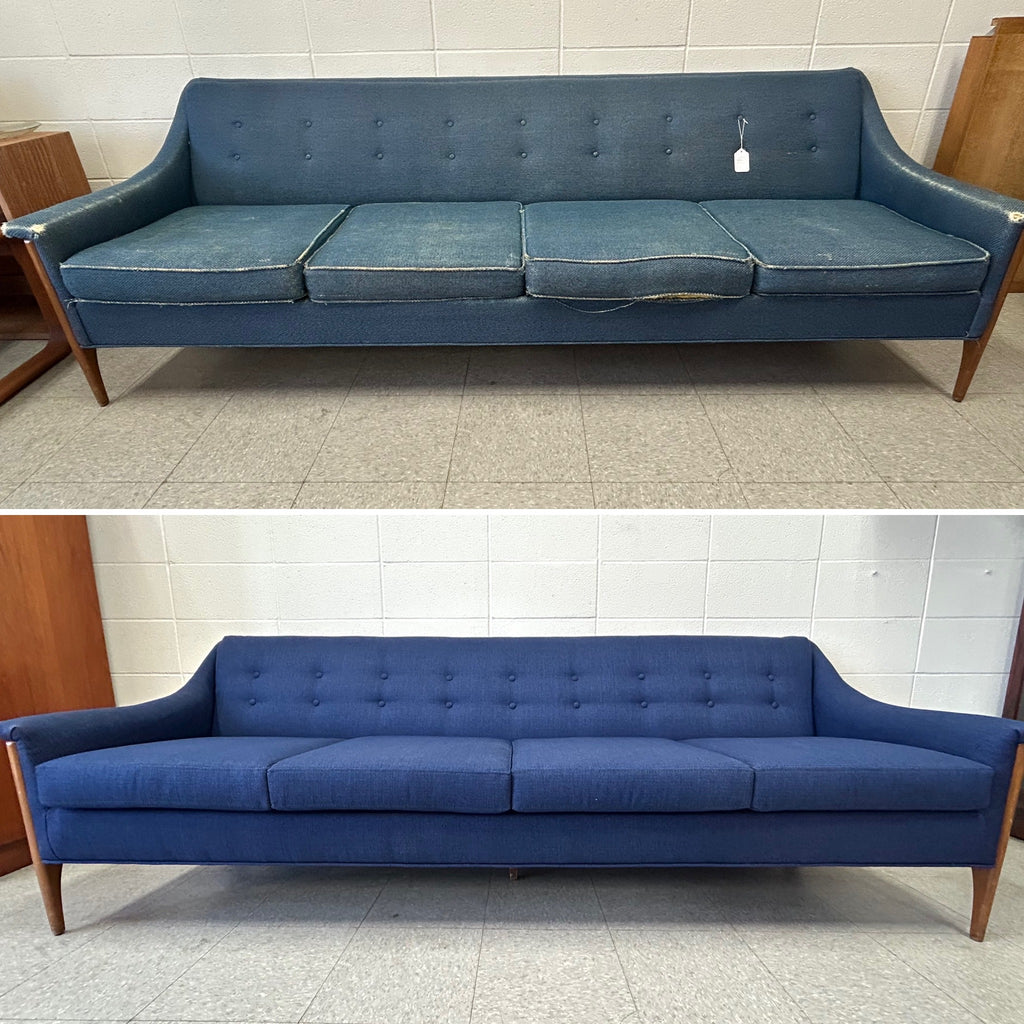 Restored vintage couch