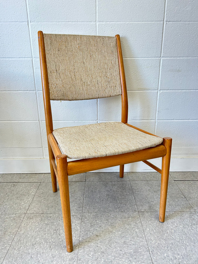 Teak chair set (4)