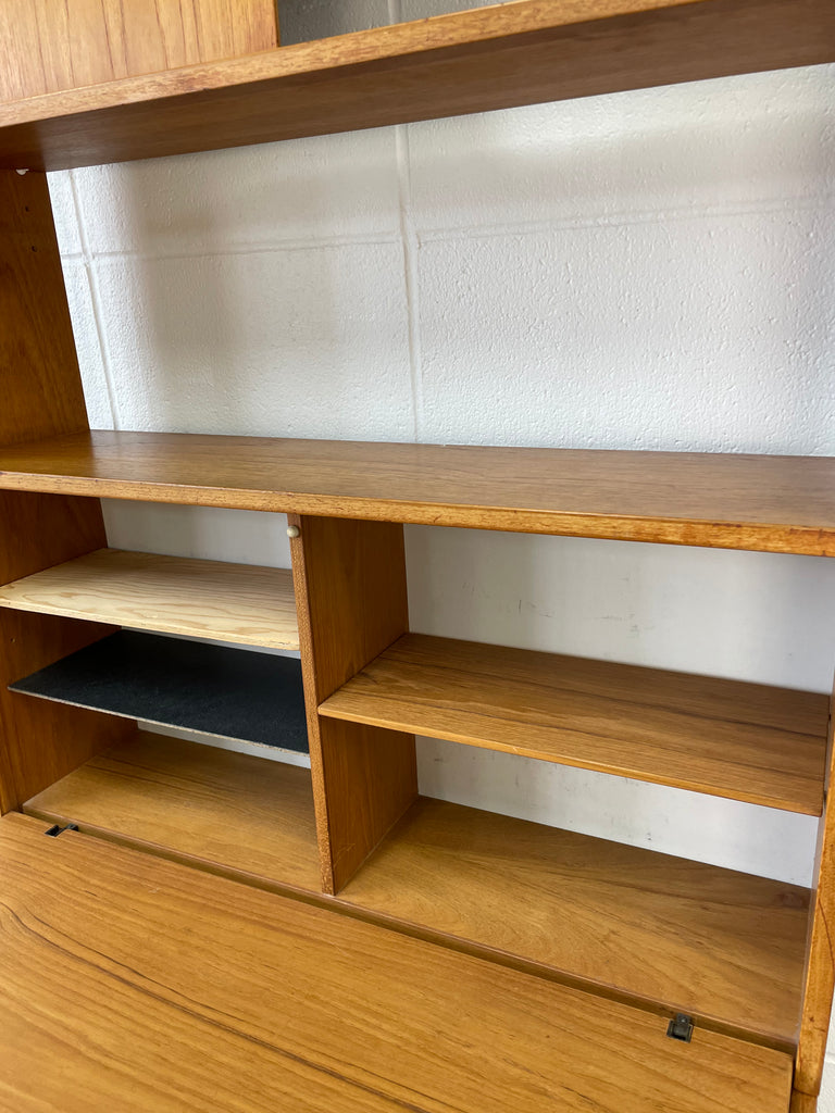 Teak bar cabinet / secretary