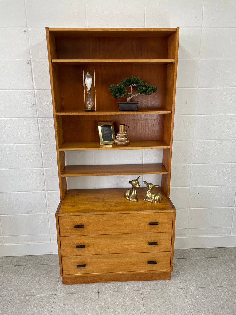 Teak bookcase cabinet