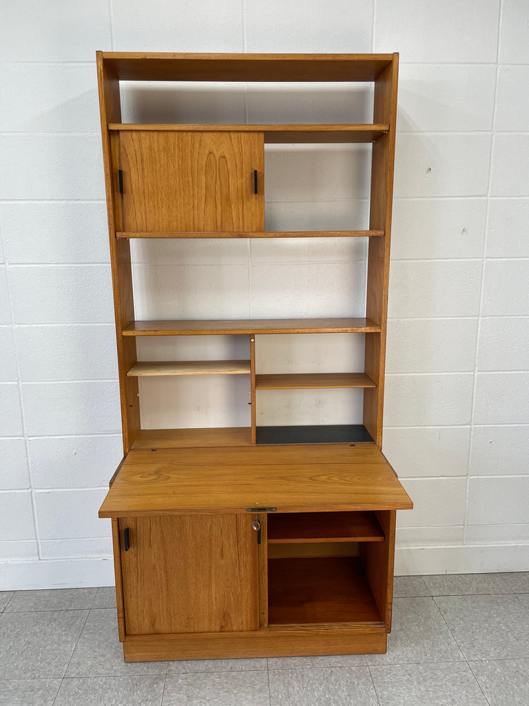 Teak bar cabinet / secretary