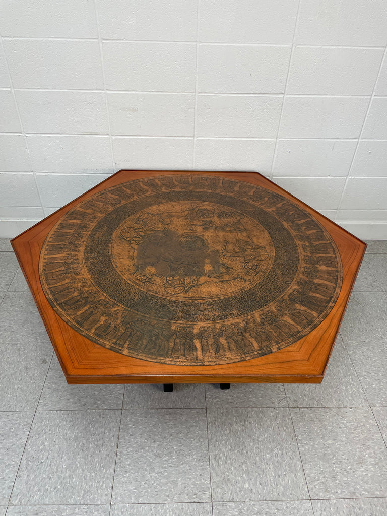 Teak octagon Coffee Table