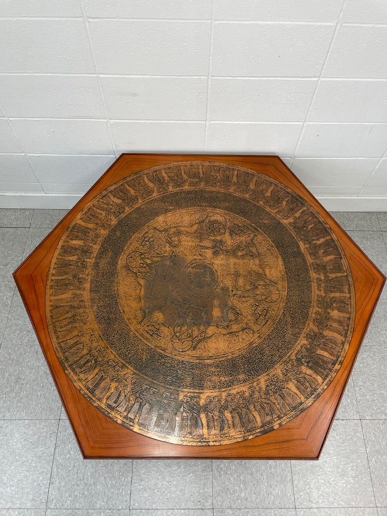 Teak octagon Coffee Table