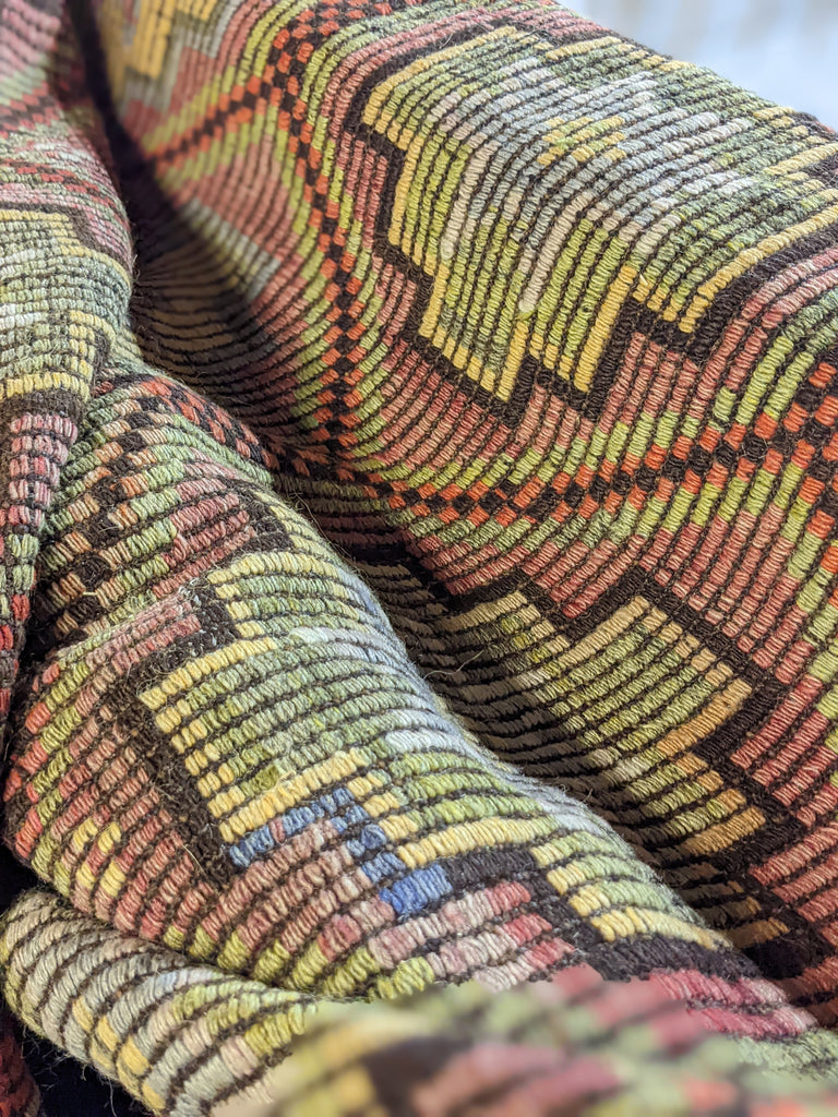 Hand-knotted vintage rug