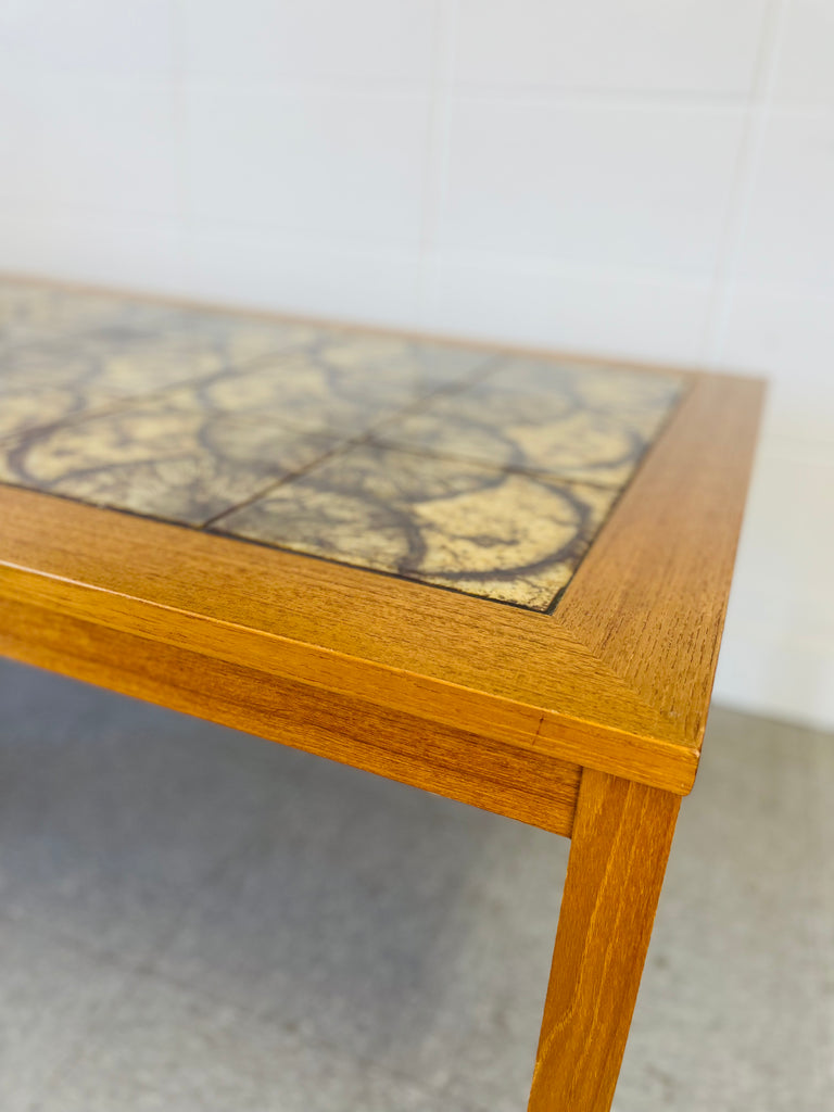Teak & Tile coffee table