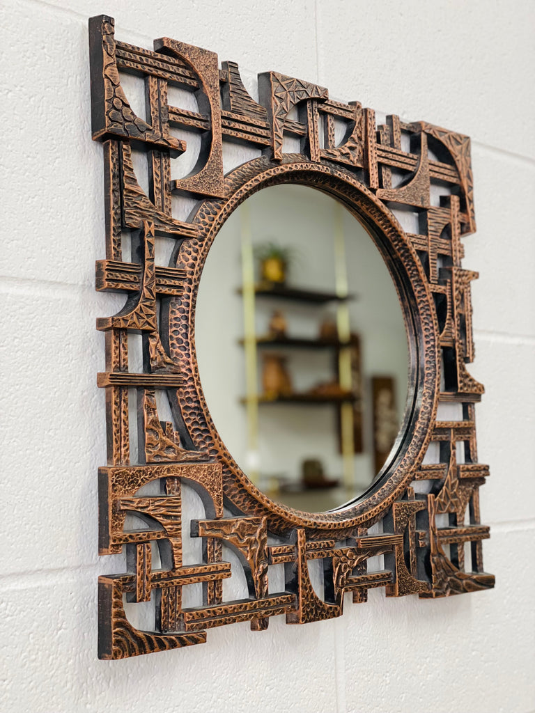 1970s Coppercraft Mirror